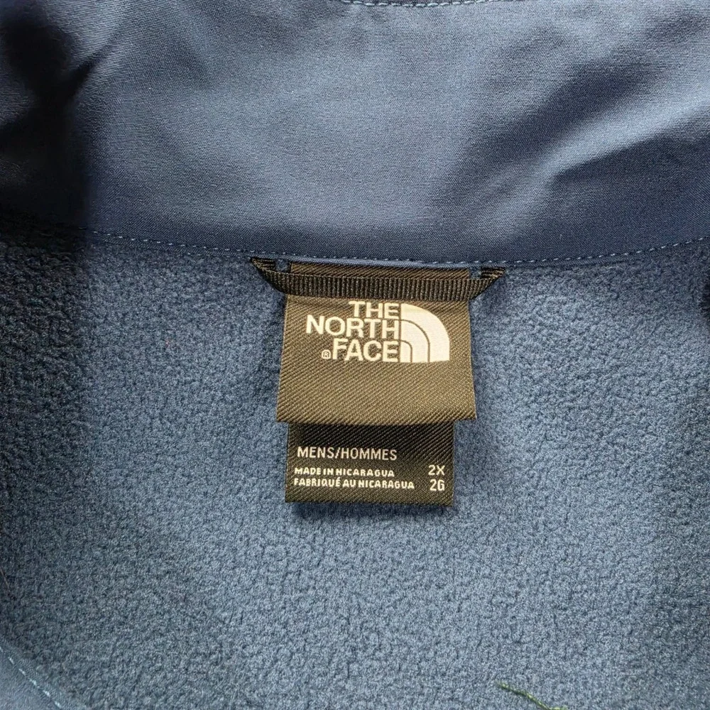The North Face Apex Bionic 3 Jacket Mens 2XL Blue Heather Softshell NF0A84JX